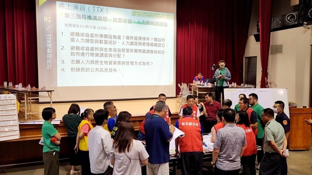 彰化縣TTX兵棋推演